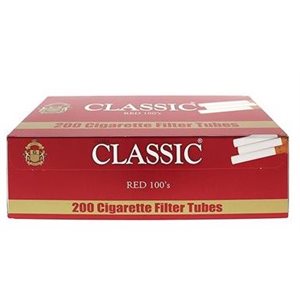 CLASSIC TUBES RED 100 5CT
