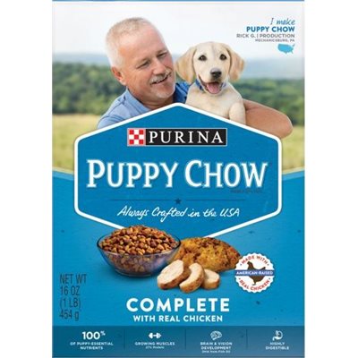 PURINA PUPPY CHOW COMPLETE BOX 16OZ