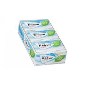 !TRIDENT PURELY PEPPERMINT 12CT