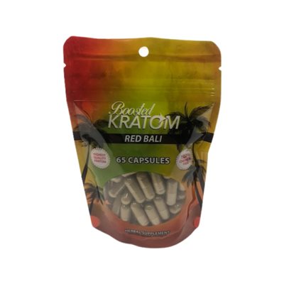 BOOSTED KRATOM RED BALI 65CT EA