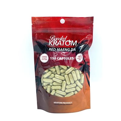 BOOSTED KRATOM RED MAENG DA 150CT EA