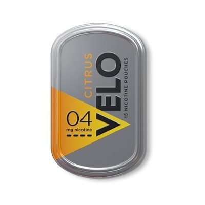 VELO LARGE CITRUS 4MG NICOTINE POUCHES