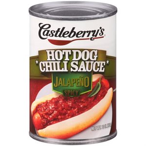 CASTLEBERRY HOT DOG CHILI JALAPENO 10OZ