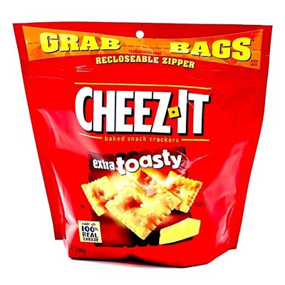 CHEEZ-IT STANDUP BAG EXTRA TOASTY 7OZ