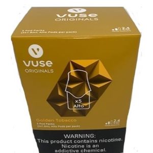 VUSE ALTO GOLDEN TOBACCO POD 2.4% 5CT