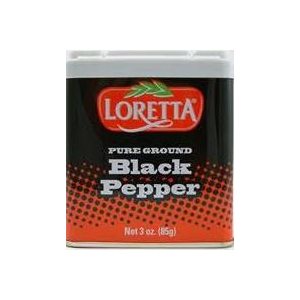 LORETTA BLACK PEPPER TIN 3OZ EA