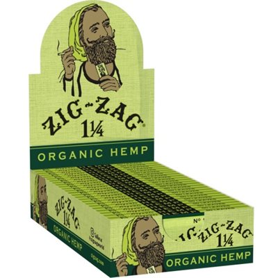 ZIG ZAG PAPER ORGANIC HEMP 1 1 / 4 BIN 48CT