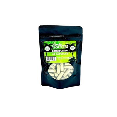 BOOSTED KRATOM GREEN BORNEO 65CT EA