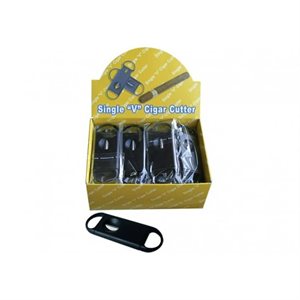 CIGAR CUTTER V CUT DISP BX24