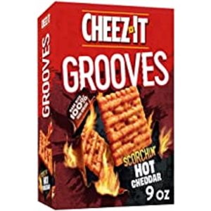 !CHEEZ-IT GROOVES SCORCHIN' HOT CHED 3.25OZ
