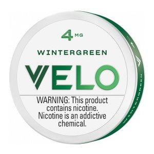 VELO WINTERGREEN 4MG NICOTINE POUCHES 5CT