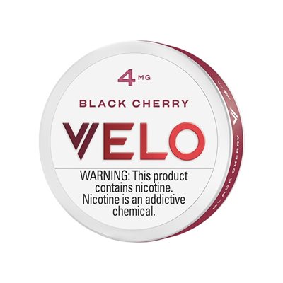 VELO BLACK CHERRY 4MG NICOTINE POUCHES 5CT