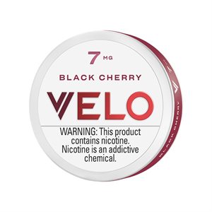 VELO BLACK CHERRY 7MG NICOTINE POUCHES 5CT