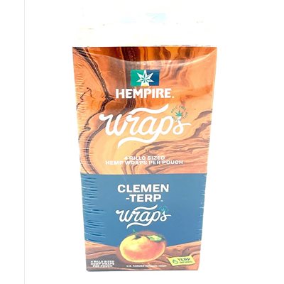 HEMPIRE HEMP CLEMEN-TERP WRAPS 15CT