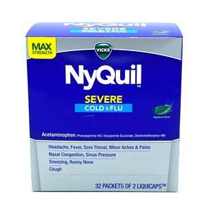 VICKS NYQUIL SEVERE 2PK / 32CT