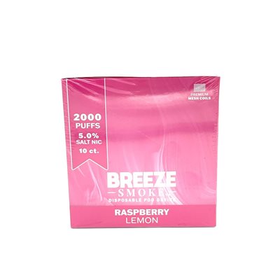 BREEZE PRO RASPBERRY LEMON 10CT