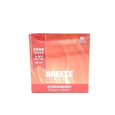 BREEZE PRO STRAWBERRY PEACH MINT 10CT