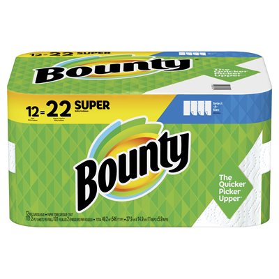 BOUNTY PAPER TOWEL 12CT