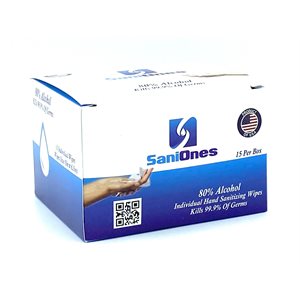 SANIONES WIPES 15CT BOX