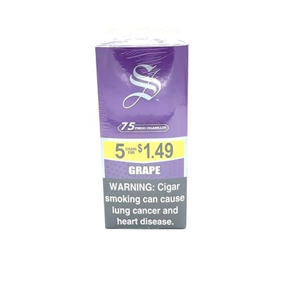 SUP CIG GRAPE 5 / 1.49 15CT