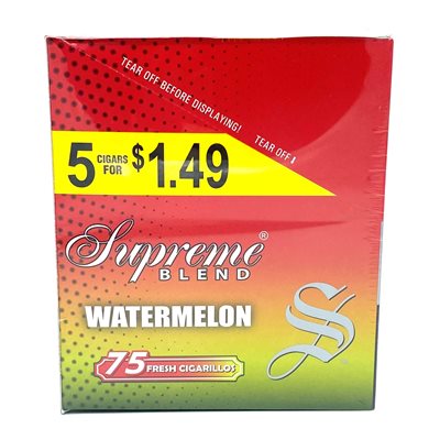 SUP CIG WATERMELON 5 / 1.49 15CT