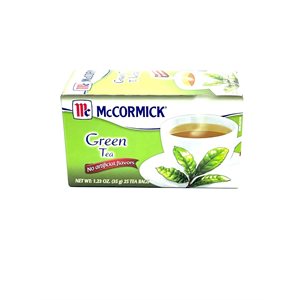 MCCORMICK GREEN TEA 25PK EA