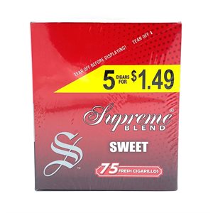 SUP CIG SWEET 5 / 1.49 15CT