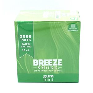 BREEZE PRO SPEARMINT ( GUM MINT) 10CT