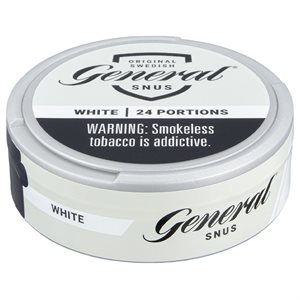 GENERAL SNUS WHITE PORTION 5CT