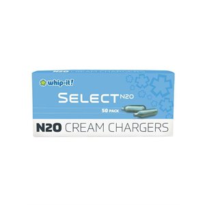 WHIP IT SELECT CREAM CHARGERS 50CT