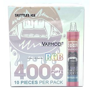 VAPMOD 4000 PUFF SKITTLES ICE 10CT