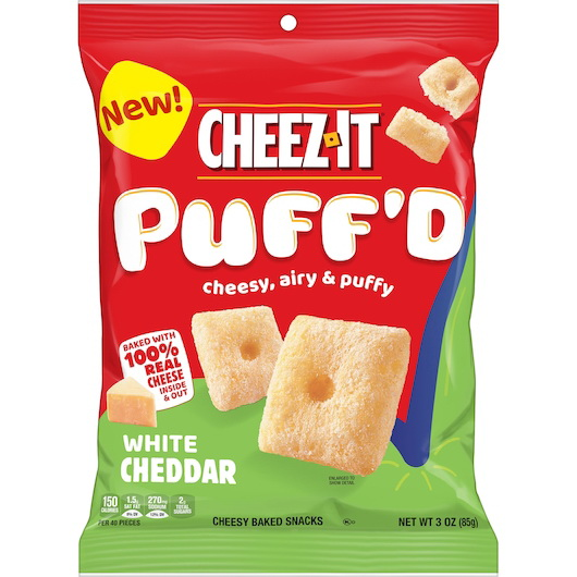 CHEEZ-IT PUFF'D WHITE CHEDDAR 3OZ