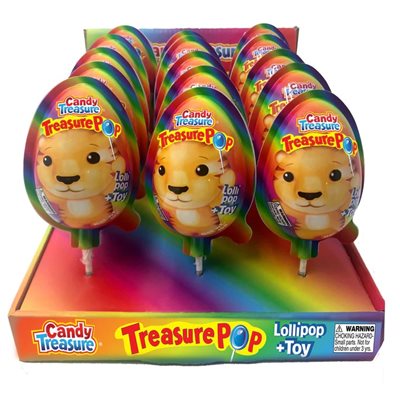 CANDY TREASURE EGG POP 15CT