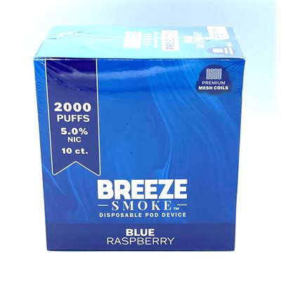 BREEZE PRO BLUE RASPBERRY 10CT