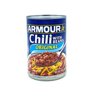 ARMOUR CHILI WITH BEANS 14OZ EA
