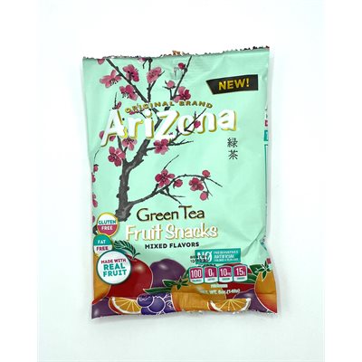 ARIZONA FRUIT SNACKS GREEN TEA 5OZ