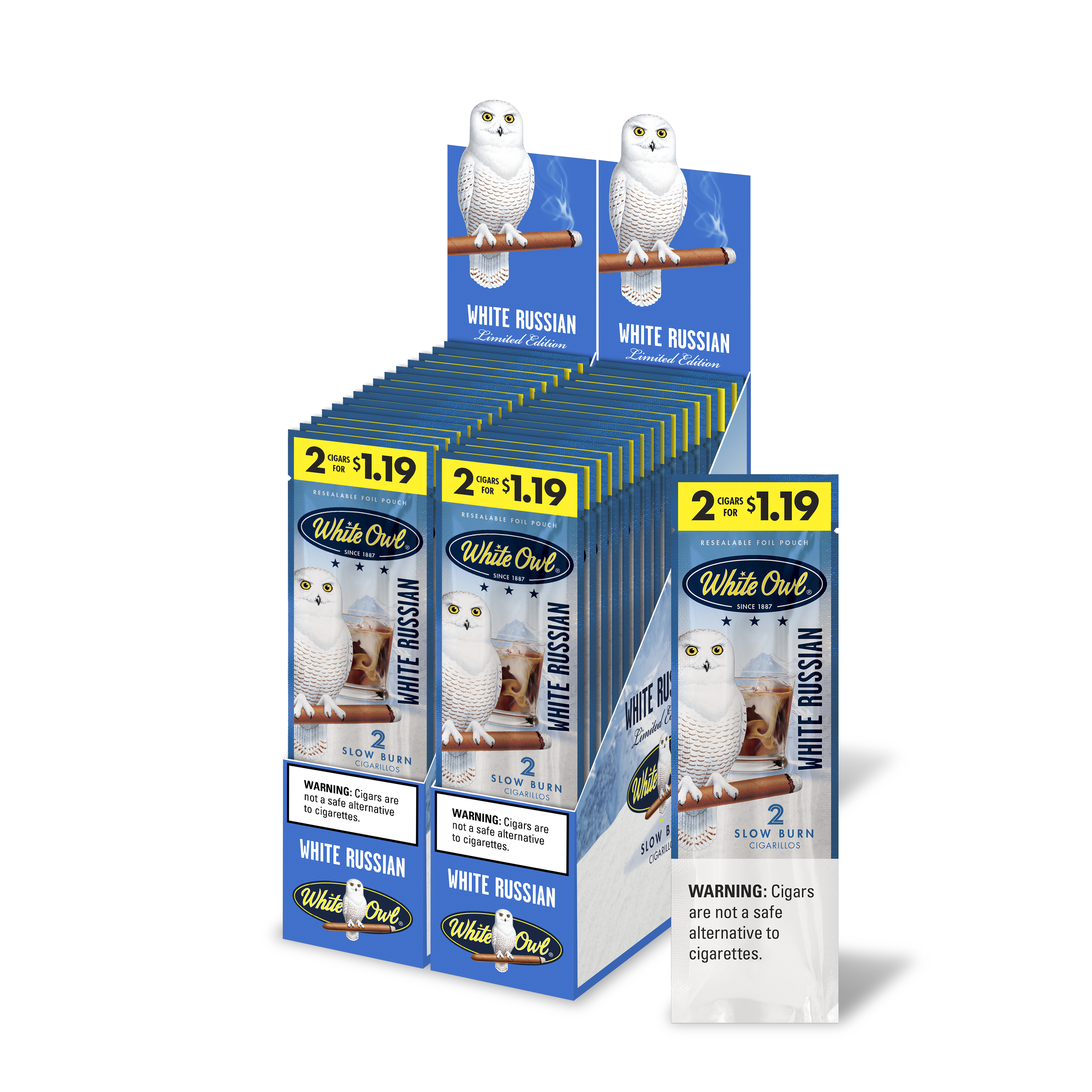 WHITE OWL FF WHITE RUSSIAN 2PK / 1.19