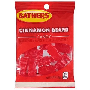 SATHER CINNAMON BEARS 4.25OZ / 12CT