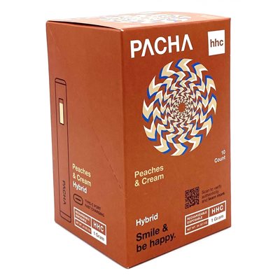 PACHA HHC PEACHES & CREAM SATIVA 1G 10CT