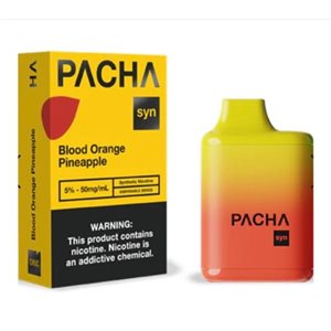 PACHA SYN BLOOD ORANGE PINEAPPLE 4500 PUFF 10CT