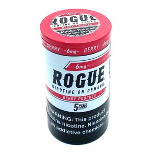 ROGUE NICOTINE POUCH BERRY 6MG 5CT