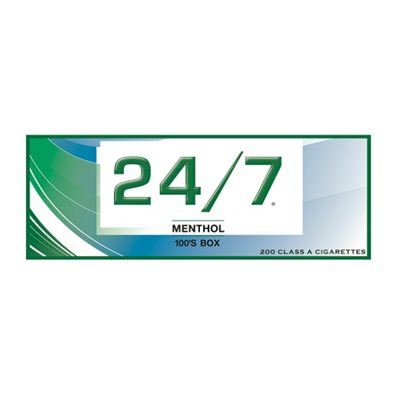 24 / 7 MENTHOL 100'S BOX