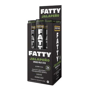 FATTY MEAT STICK JALAPENO 2OZ / 20CT