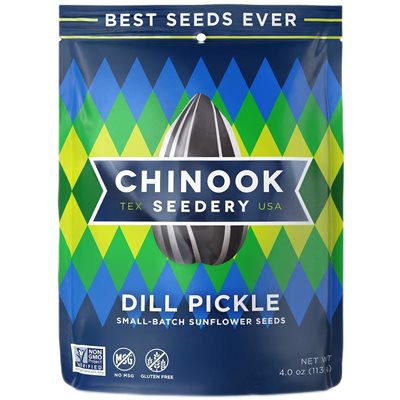 CHINOOK SUNFLOWER DILL PICKLE 4OZ