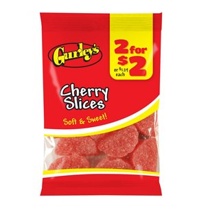 GURLEY'S 2 / $2 CHERRY SLICES 4OZ / 12CT