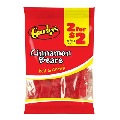 GURLEY'S 2 / $2 CINNAMON BEARS 2.75OZ / 12CT