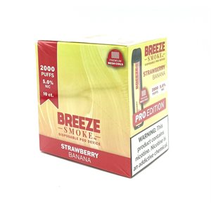 BREEZE PRO STRAWBERRY BANANA 10CT