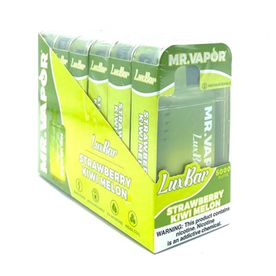 MR VAPOR LUXBAR STRAWBERRY KIWI MELON 6CT