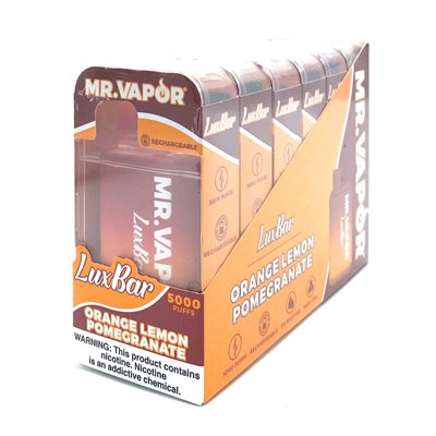 MR VAPOR LUXBAR ORANGE LEMON POM 6CT