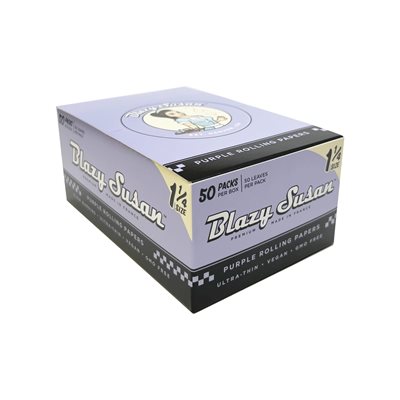 BLAZY SUSAN PURPLE 1 1 / 4 PAPERS 50CT